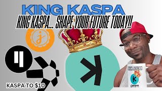 KING KASPA... SHAPE YOUR FUTURE TODAY!! #kas #qnt #jas #qubic #btc 