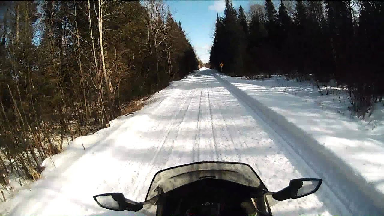 Snowmobile Trail Conditions Marenisco, MI