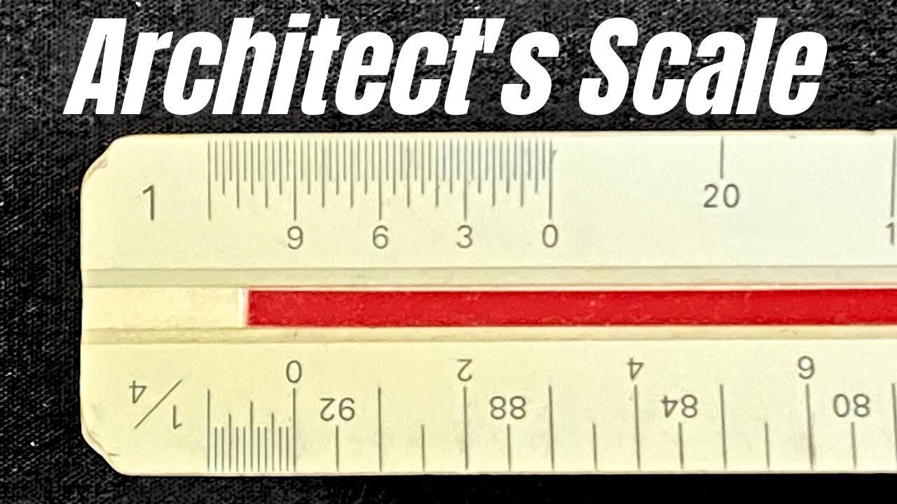 how-to-read-and-use-an-architect-s-scale-for-beginners-youtube