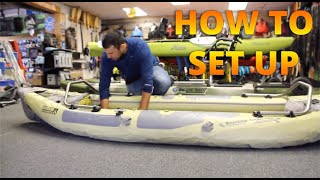 How To Set Up: Advanced Elements StraitEdge Angler Pro Inflatable Kayak