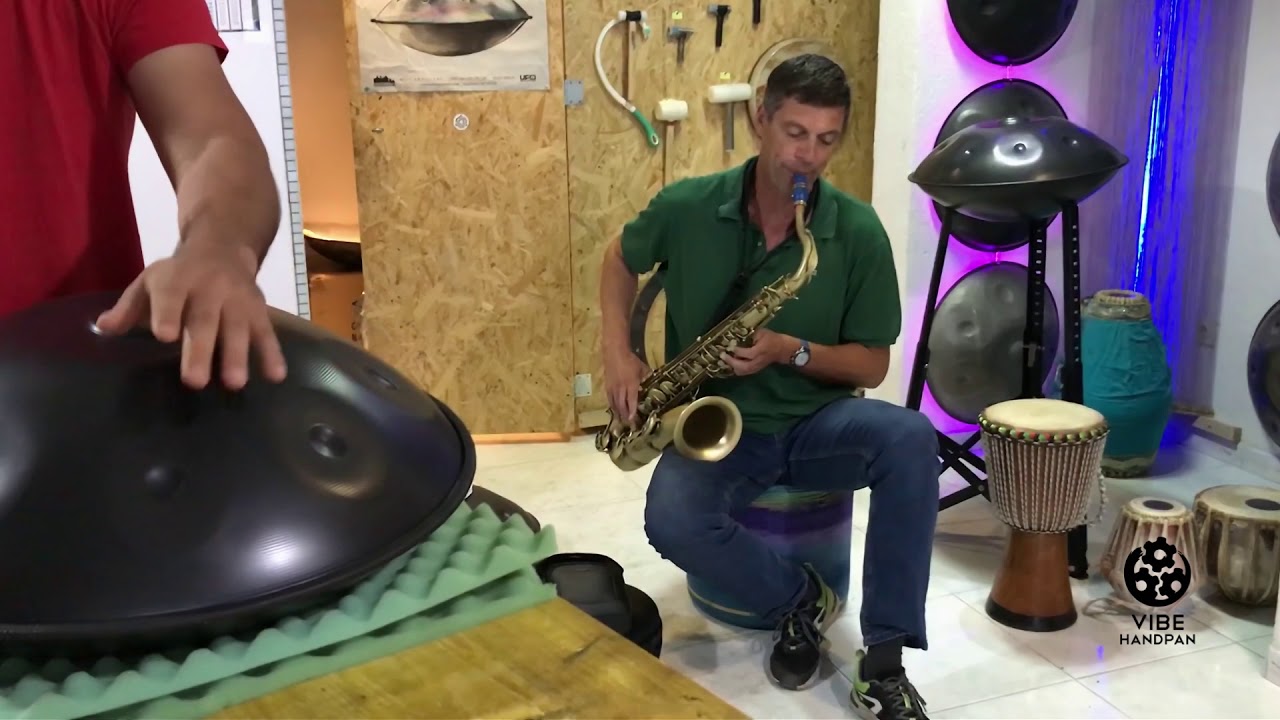 VIBE Handpan and Saxophone spontaneous jam