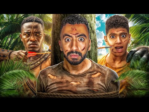 دخلنا قبيلة أفريقية بالخطأ يـأكلون الـقردة حاصرتنا الأسود مستحيل اللي شوفته 