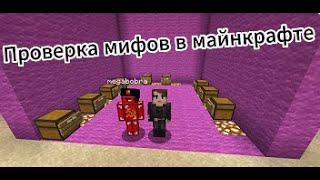 ПРОВЕРЯЕМ 9 МИФОВ😲 В МАЙНКРАФТЕ🎮 С ЛЕГА ЛЯГОЙ🐸