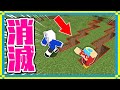 歩いた場所が消滅していく世界でりもこんとサバイバル生活！【マインクラフト】