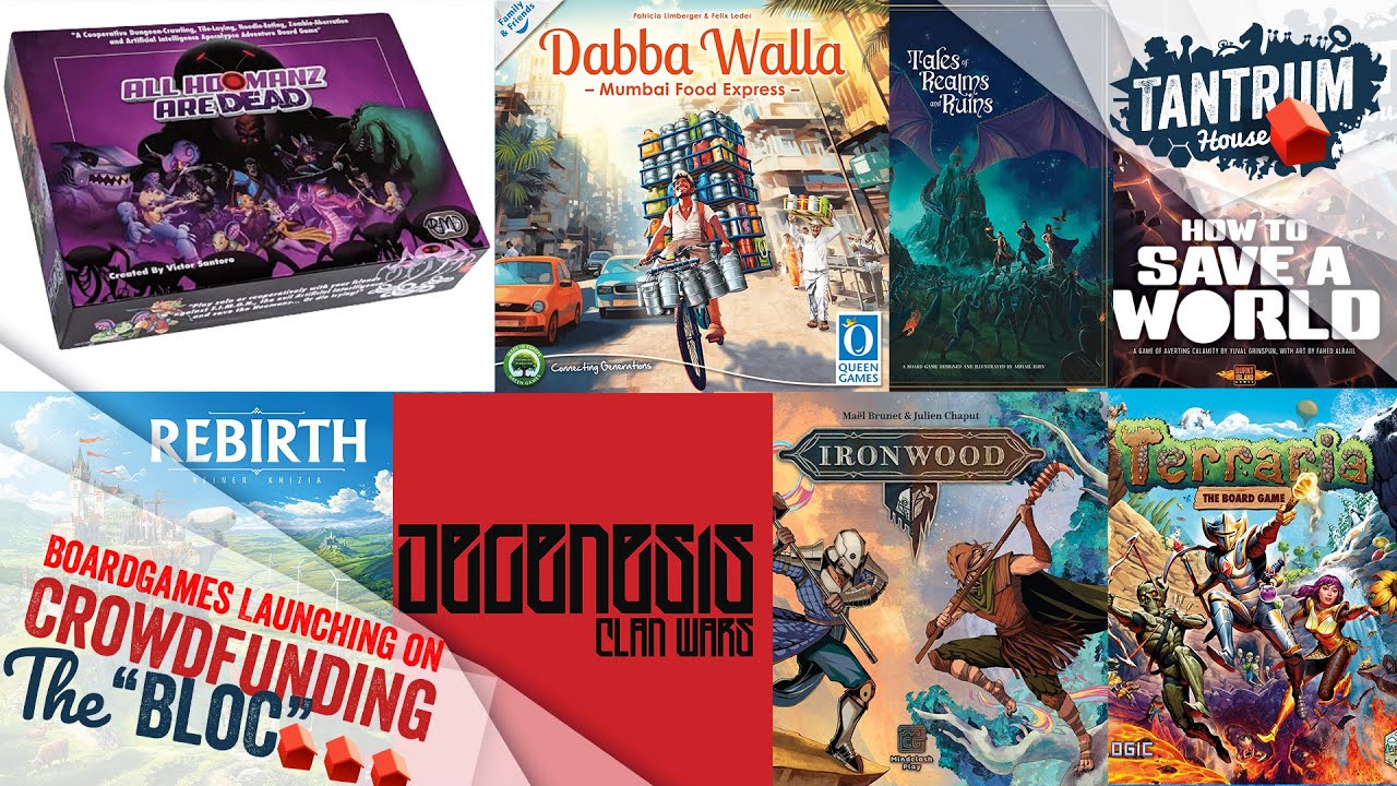 Upcoming Board Games: May 21-31, 2024: the BLOC