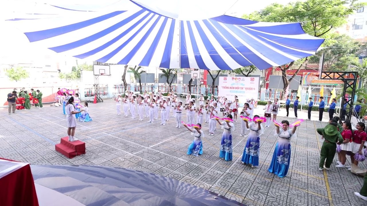 Đội Nghi Lễ Liên Đội THCS Vân Đồn Quận 4 - Giải Nhất LHTKĐT Quận 4 Năm 2025