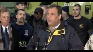 Christie Briefing on Impending Winter Storm