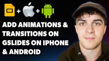 How to Add Animations and Transitions on Google Slides on Iphone and Android (Full 2025 Guide)