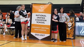 Amherst Central Schools earns 'National Unified Champion School' recognition