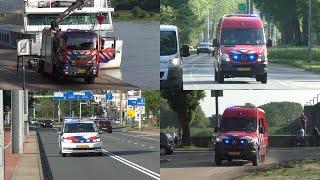 [PRIMEUR/MIDDEL WO] hulpdiensten rukken massaal uit voor een persoon te water in Arnhem!