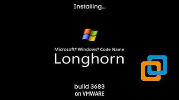 Installing Windows Longhorn Build 3683 | On VMWare!