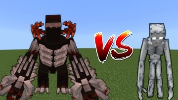 Red Op Giganotosaurus Warden vs SCP-096 | Minecraft Bedrock | Mob Battle