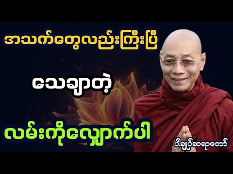 အသက်တွေလည်းကြီးပြီ သေချာတဲ့လမ်းကိုလျှောက်ပါ #ပါချုပ်ဆရာတော်တရားတော် #တရားတော်များ #ပါချုပ် #tayartaw