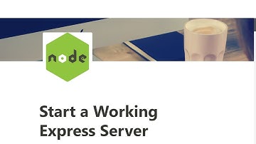 02 - Start a Working Express Server - Basic Node and Express - freeCodeCamp Tutorial
