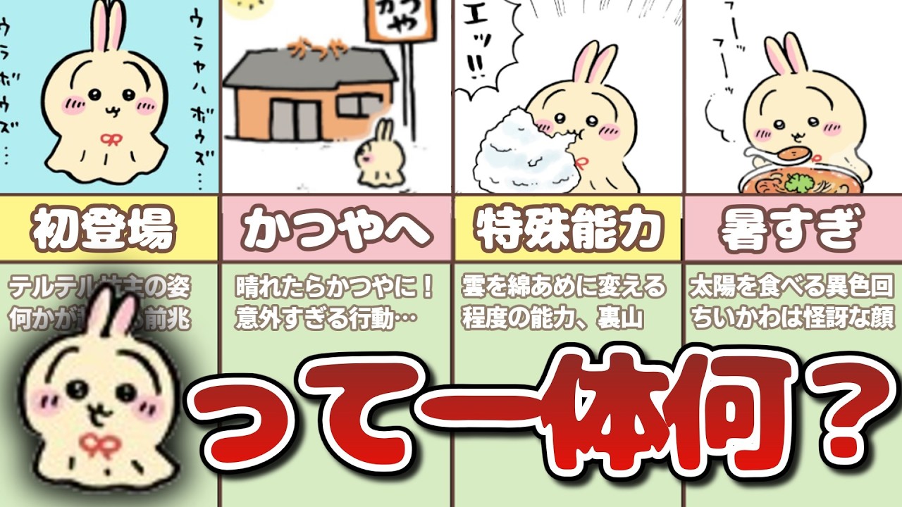 【なにこれ】うさぎの異なる姿「ウラヤハボウズ」についてまとめてみた！