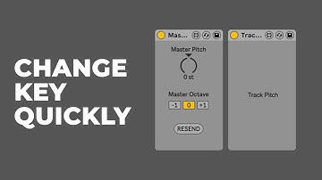 Ableton M4L Master Pitch | Free Global MIDI Transpose