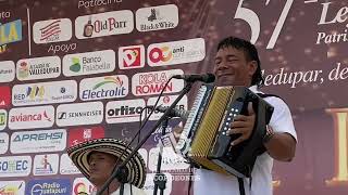 Puya Juan David ‘El pollito’ Herrera en el Festival Vallenato