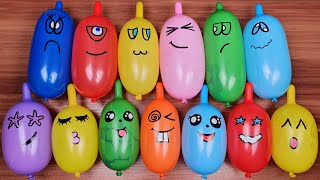 Fluffy Slime With Colorful Funny Balloons Satisfying Asmr #1623