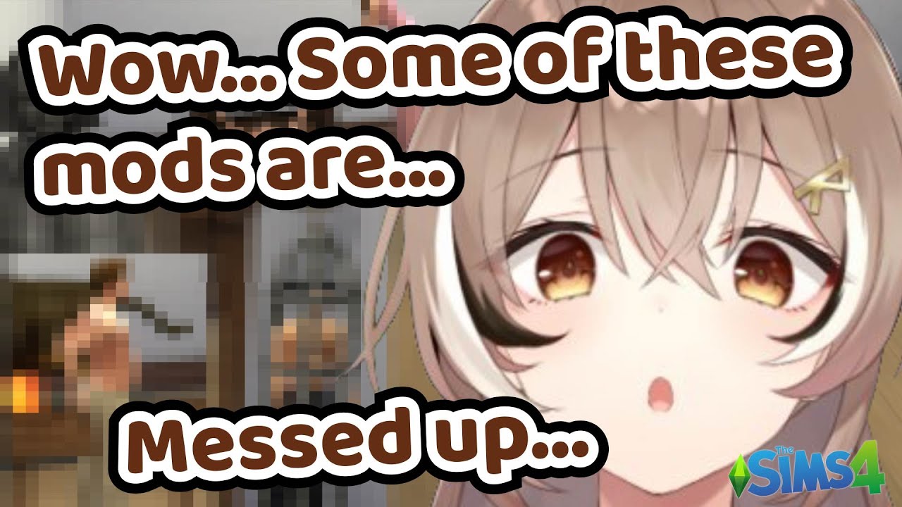 Some of The Sims Mods Are Too Yabai, Even For Mumei【Hololive EN | Nanashi Mumei】