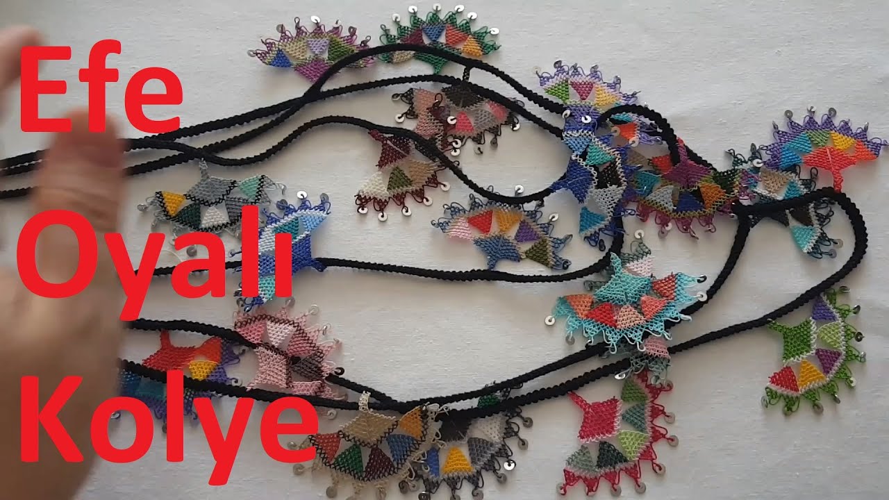 Efe Oyalı Kolyemi Nasıl Yaptım #iğneoyası #diy #oyalıiplik #efeoyası #iğneoyasıkolye #otantik