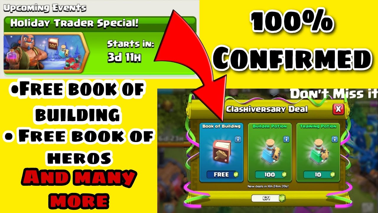|| Holiday Trader Event || Full Information || Clash of clans || coc || 