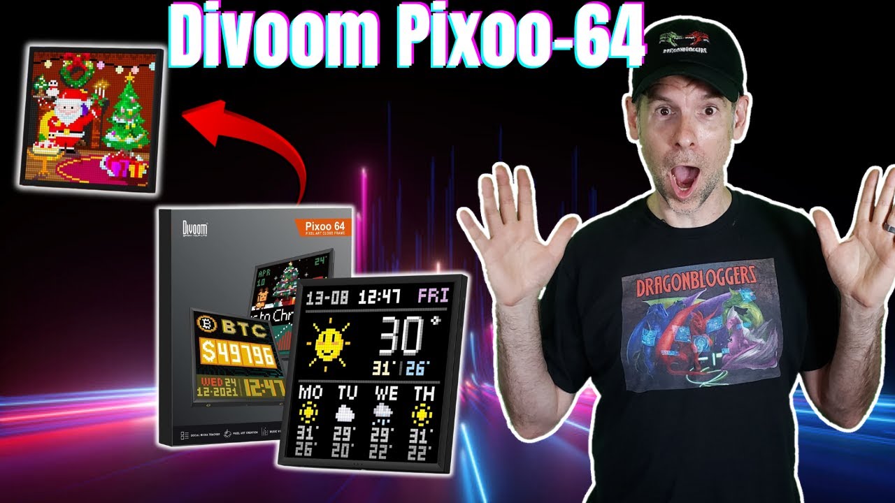 About the Divoom Pixoo 64 WiFi Pixel Picture Frame