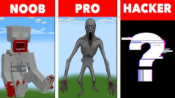 NOOB VS PRO VS HACKER Minecraft Pixel art SCP-096