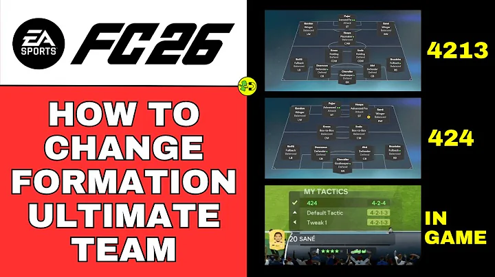 How to Change Formation in FC 26 Ultimate Team