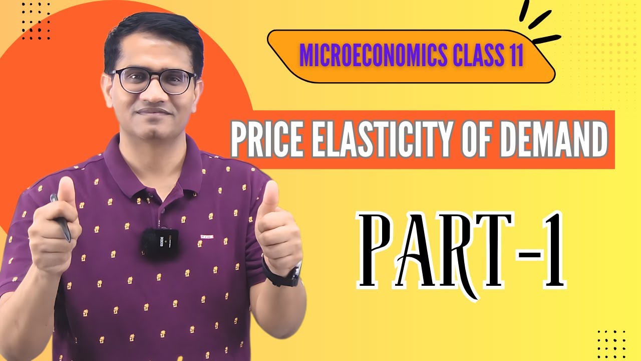 Price elasticity of demand class 11 | Meaning | Degrees of price elasticity of demand | Part 1