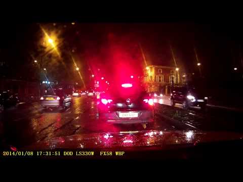 DOD LS330W Dashcam - Night rain