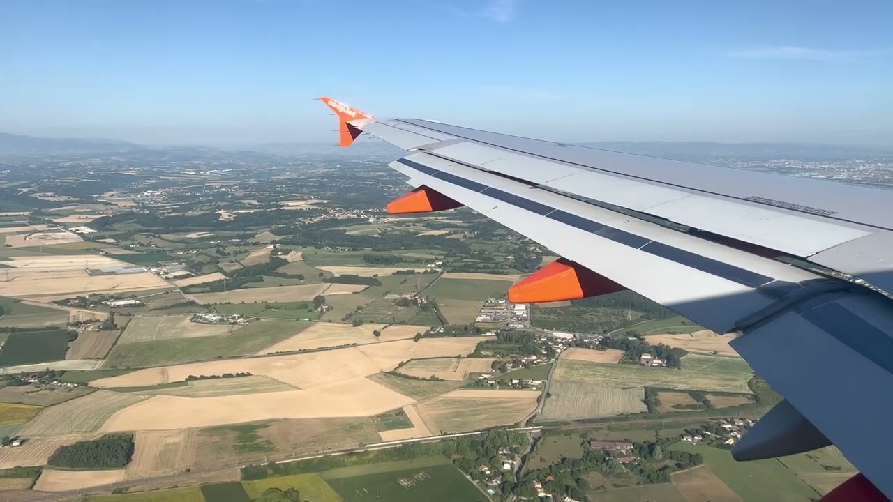 Landing at Lyon Airport (LYS) 16/7/22