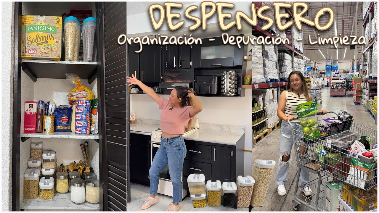 DESPENSERO ✨Organizando mi Despensa || Depuración || Acomodo y Limpieza ✅
