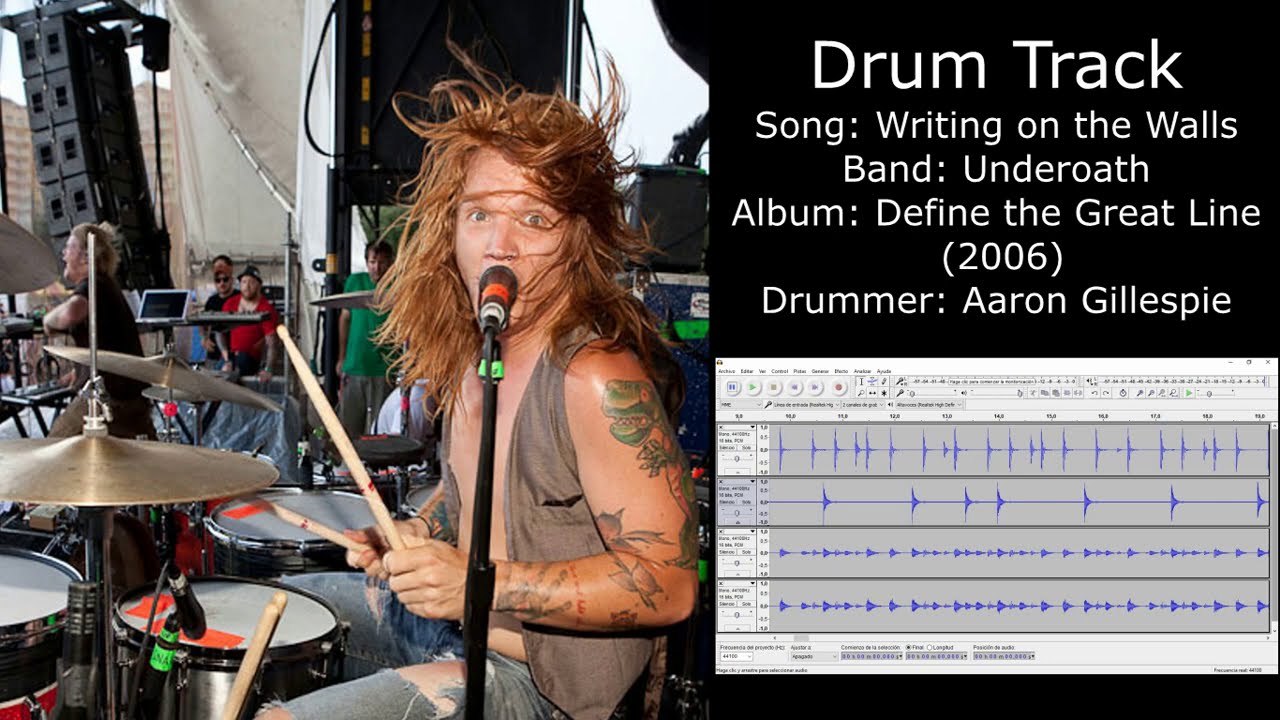 Writing on the Walls (Underoath) • Drum Track YouTube