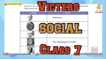 VICTERS Social Science Notes & Assignment Activities 23 February 2021