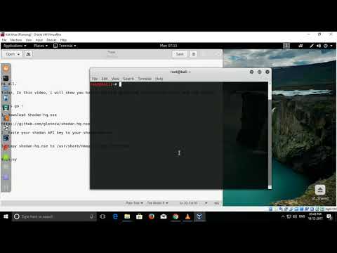 Passively Scan Targets Using nmap via shodan