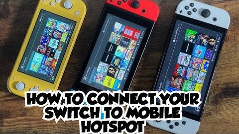 How to connect your switch to mobile hotspot || Connect Nintendo switch to mobile hotspot