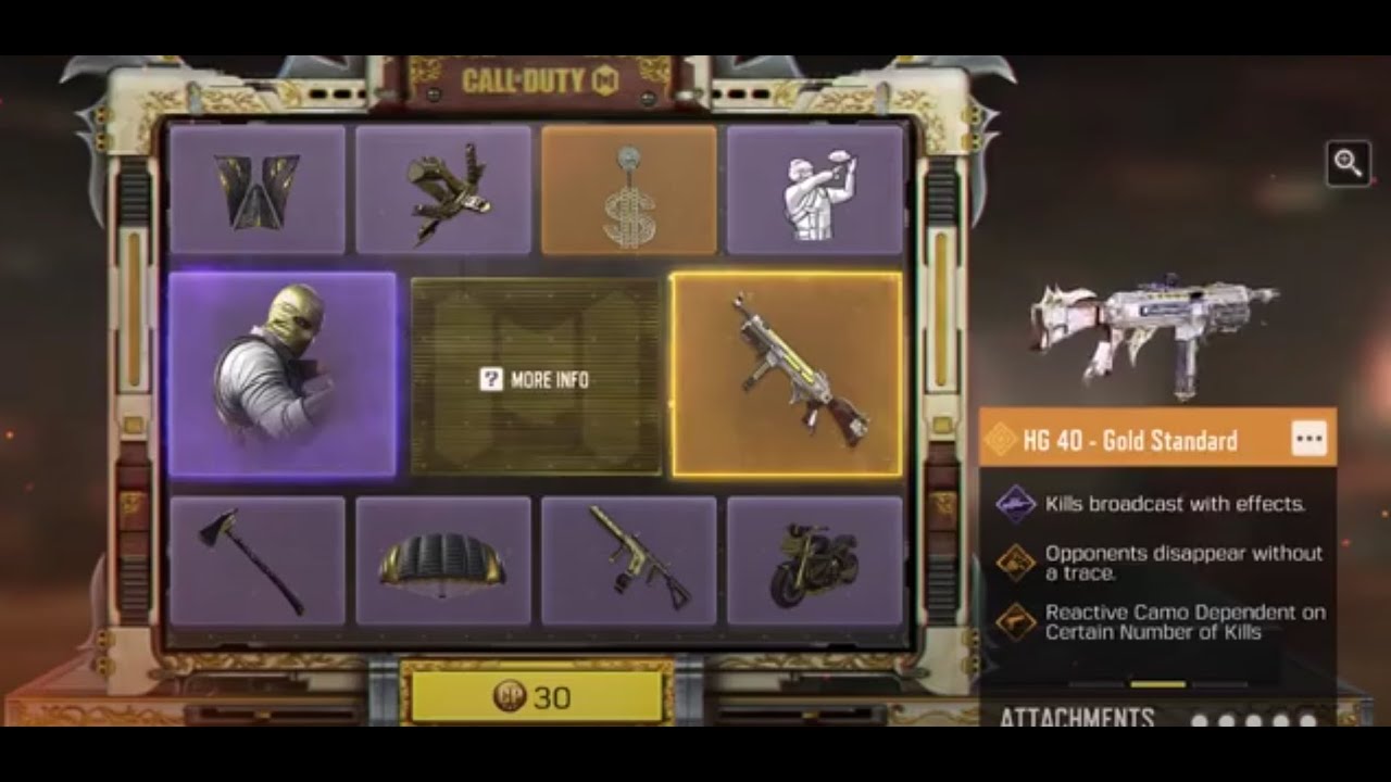 Gold Standard Redux Draws - Call of Duty Mobile