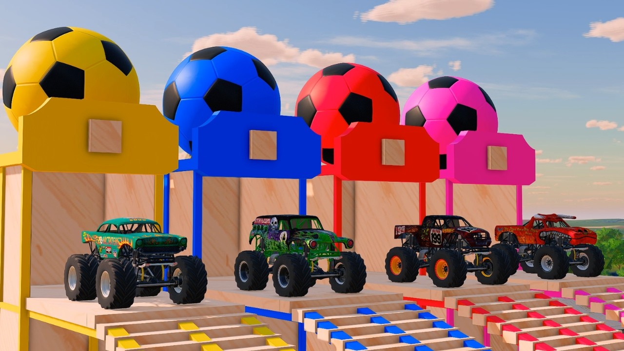 Heavy Transport Challenge - Kenworth Trucks Flatbed With Monster Truck And Police Car #3 - FS22