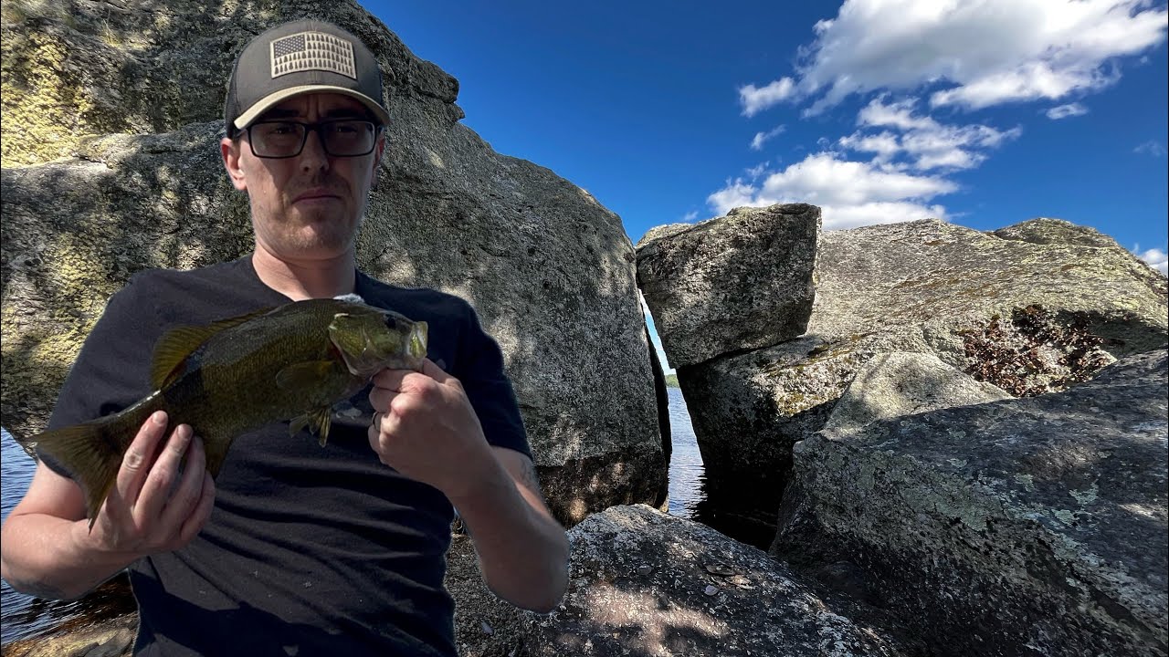 FISHING for BASS [EXPLORING TINY ISLAND]