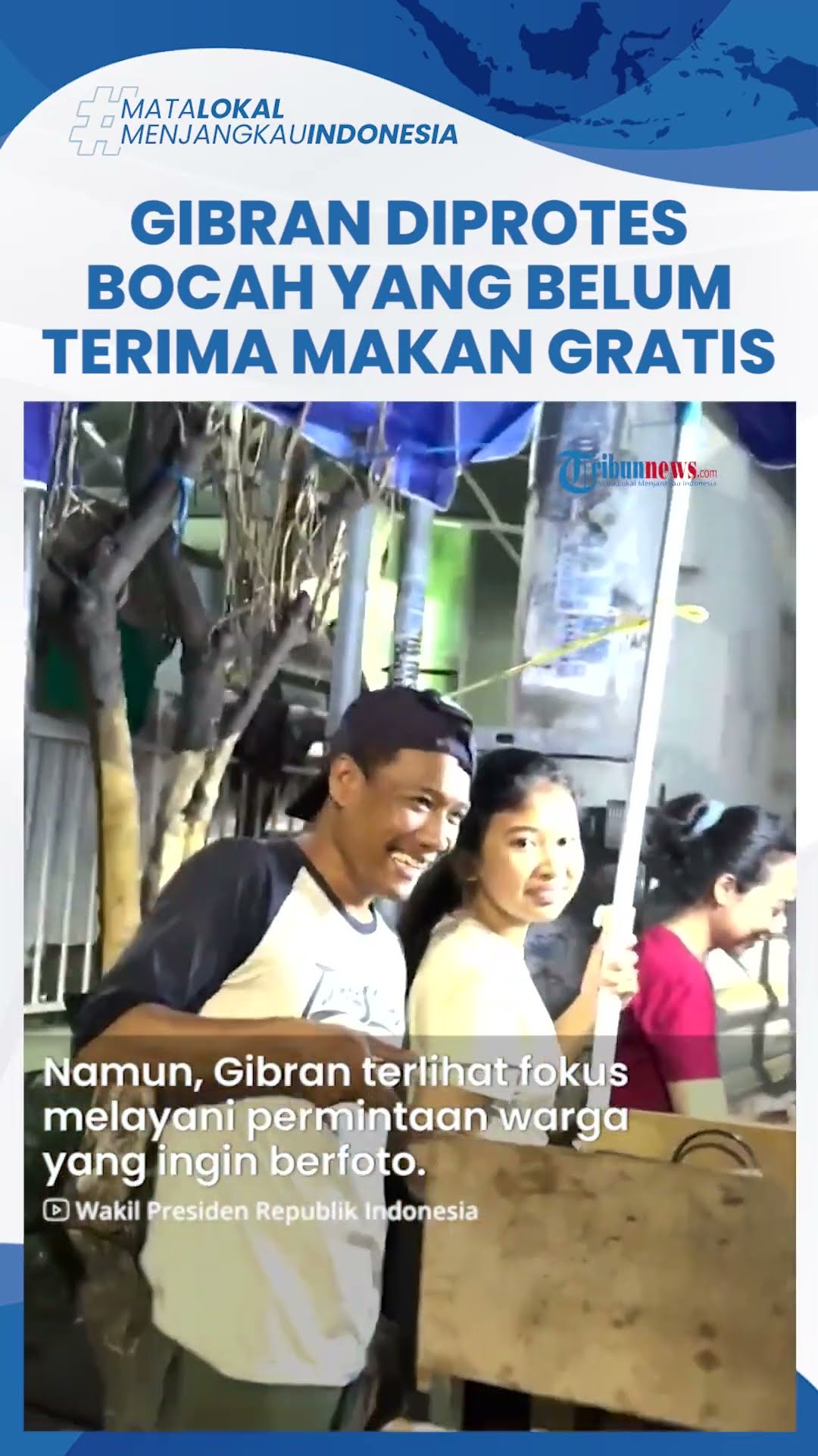 Momen Gibran Diprotes Bocah saat Blusukan di Surabaya, Sebut Sekolahnya Belum Terima Makan Gratis