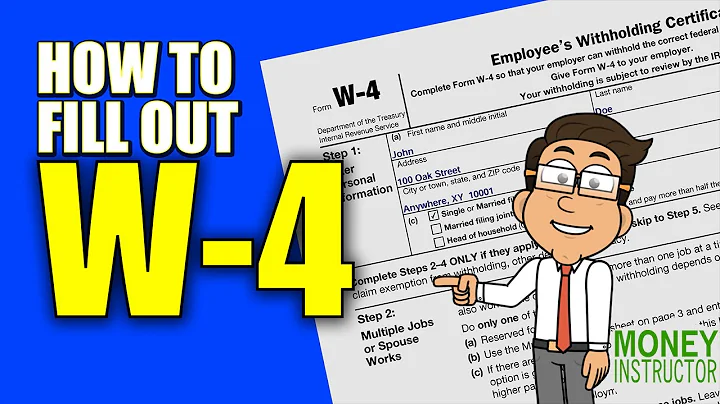 How to Fill Out an IRS W-4 Form | Money Instructor