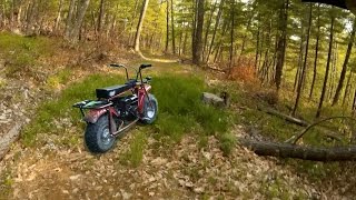 Coleman CT200U Mini Bike | Exploring Up On The Hill