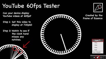 YouTube 60fps Tester