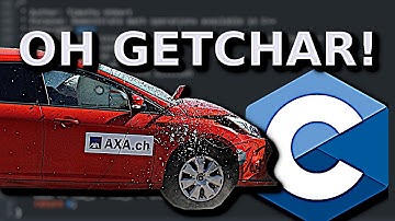 C Programming Tutorial - Pausing a Program with Getchar