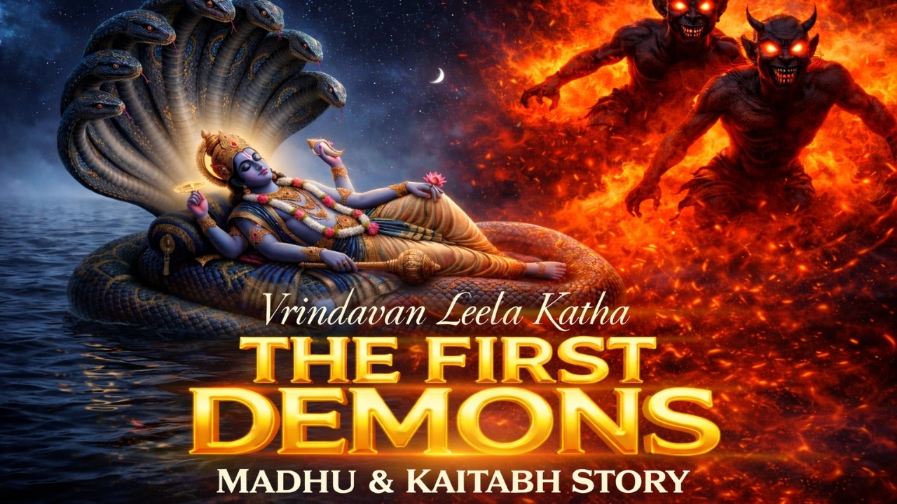 The Untold Story of Madhu Kaitabh | Hindu Mythology #VrindavanLeelaKatha