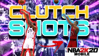 Recreating NBA Best of CLUTCH SHOTS\/GAME WINNERS in NBA 2K20 Mobile