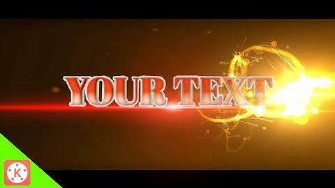 Spark Text Intro | KINEMASTER | PIXELLAB Tutorial | Net Library Official