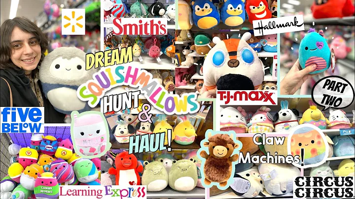 DREAM😱Squish Hunt @ TJMaxx,Five Below, & MORE! • Travel🚗Vlog Pt. 2 • Claw🤩Machines, Fuzzmallows…etc.