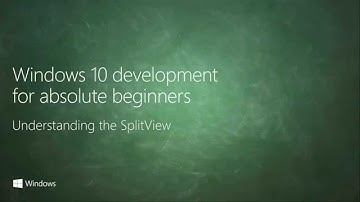 UWP 018 | XAML Layout with the SplitPanel