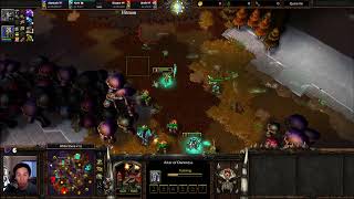 Starbuck (ORC) KraV (UD) vs Sheik (UD) Bizzare (ORC) - WarCraft 3  -  2v2 - WC3702